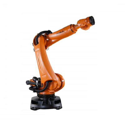 KUKA KR 210 R2700 Industrie-Roboter mit CNGBS-Linienleitungen für die Motorenmontage