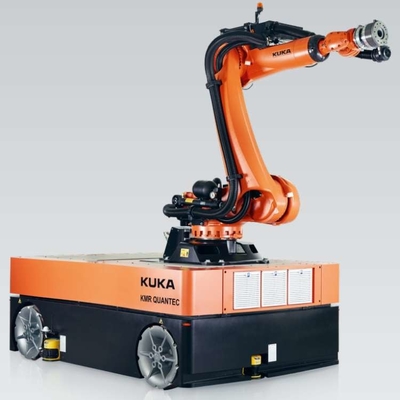 Kuka-Roboter KR 70 R2100 mit CNGBS-Gunschutzstation für Schweißautomation mit 6-Achsen-Roboterarm