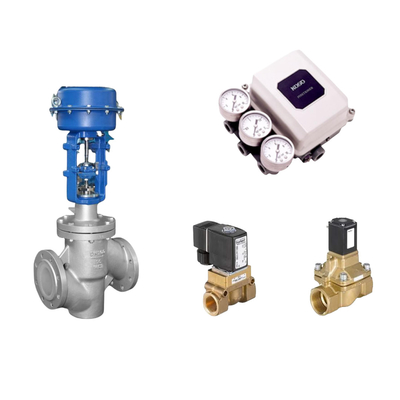 Hochwertige Schaltventile aus Porzellan mit KOSO PP800-Digitalpositionierer und Burkert-Solenoidventil Typ 5404