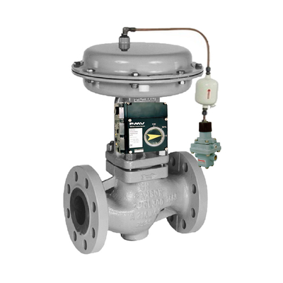 Samson Steuerglobeventile 3241 mit PMVEP5 und Masonelian 78-40 Filterregulator