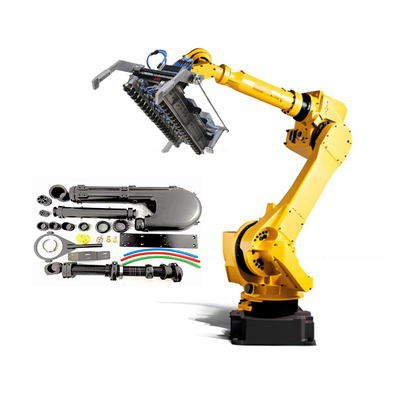 Industrie 6 Achsen Fanuc Roboterarm M-710iC mit großem Nutzlastgreifer und CNGBS Dresspack
