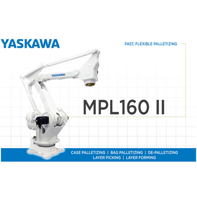 Industrieroboter YASKAWA MPL160II mit Roboterarm mit 160 kg Nutzlast für die Palletierung