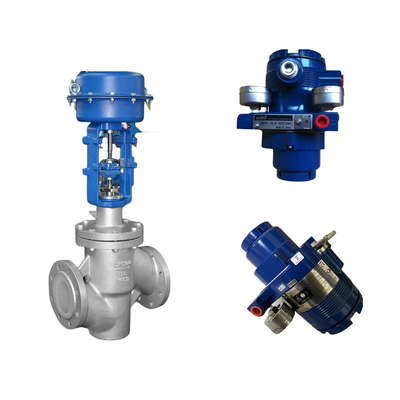 Pneumatische Steuerventile mit Smart Valve Positioner der Serie Azbil AVP 300