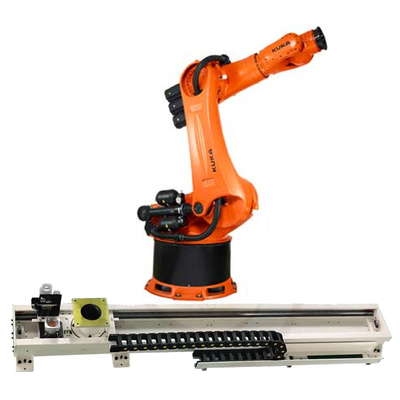 Kuka 6-Achsen-Handling-Roboterarm KR 240 R3330 mit CNGBS-Roboterleitbahn für den Handling-Roboter