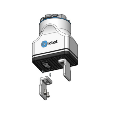 Großer Schlag 2 Finger Onrobot Gripper mit UR 5E Kollaborationsroboter für die Materialbearbeitung