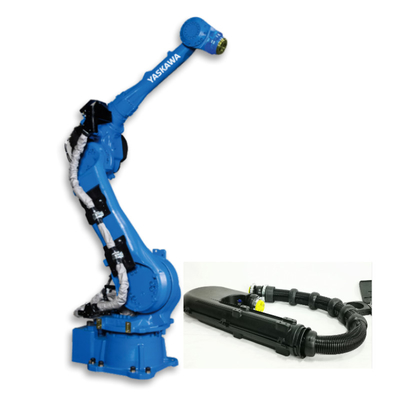 Yaskawa Robotic Arm Industria MOTOMAN GP50 mit CNGBS Verkleidung für mehr Sprühfarbe