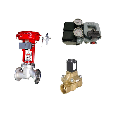 Chinas berühmtes pneumatisches Steuerventil mit Masoneilan SVI2-21123121 Positionierer und Burkert 5404 Solenoioidventil