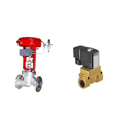 Pneumatische Steuerventile mit Koso KGP5000 Smart Valve Positioner und Burkert 5404 Solenoidventil