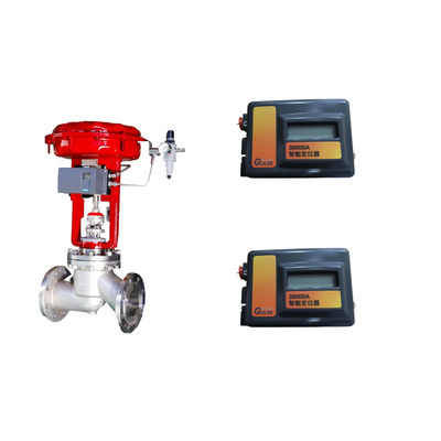 China Steuerventil mit Samson 3372 Aktor mit FISHER 3800sa Ventil Positionierer Burkert 5404 Solenoidventil