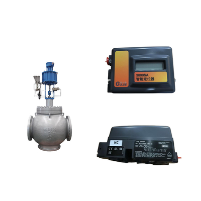 China Steuerventil mit Samson 3372 Aktor mit FISHER 3800sa Ventil Positionierer Burkert 5404 Solenoidventil