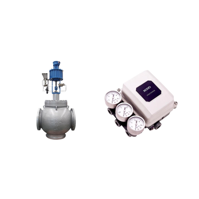 Hochwertige Schaltventile aus Porzellan mit KOSO PP800-Digitalpositionierer und Burkert-Solenoidventil Typ 5404