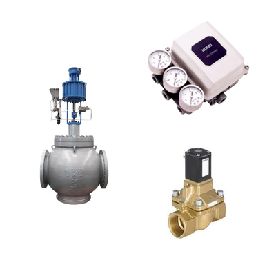 Hochwertige Schaltventile aus Porzellan mit KOSO PP800-Digitalpositionierer und Burkert-Solenoidventil Typ 5404