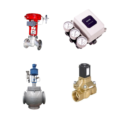 Hochwertige Schaltventile aus Porzellan mit KOSO PP800-Digitalpositionierer und Burkert-Solenoidventil Typ 5404