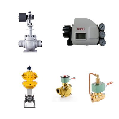 Hochwertige pneumatische Steuerventile aus China mit koso KGP5000 Smart Valve Positioner und ASCO Elektromagnetikventilen