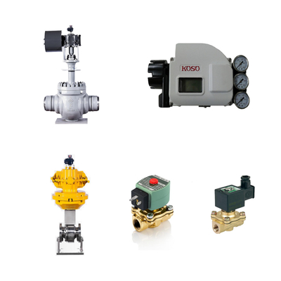 Hochwertige pneumatische Steuerventile aus China mit koso KGP5000 Smart Valve Positioner und ASCO Elektromagnetikventilen