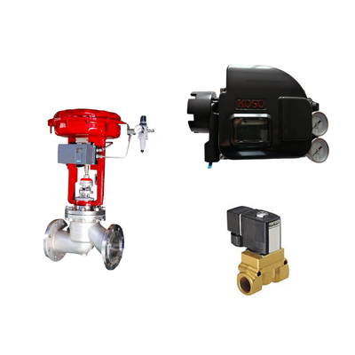 Hochwertige pneumatische Steuerventile aus China mit koso KGP5000 Smart Valve Positioner und ASCO Elektromagnetikventilen