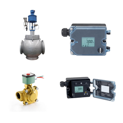 Pneumatische Steuerventile mit Samson 3725 Elektropneumatischer Positionierer und ASCO-Solenoidventile
