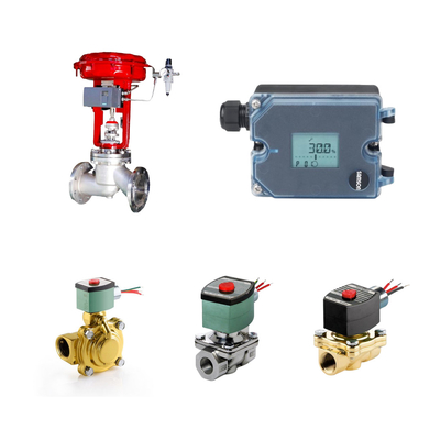 Pneumatische Steuerventile mit Samson 3725 Elektropneumatischer Positionierer und ASCO-Solenoidventile