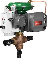Das chinesische Steuerventil und das Samson-Steuerventil mit Fisher DVC6200 Digital Smart Positioner mit Feedback