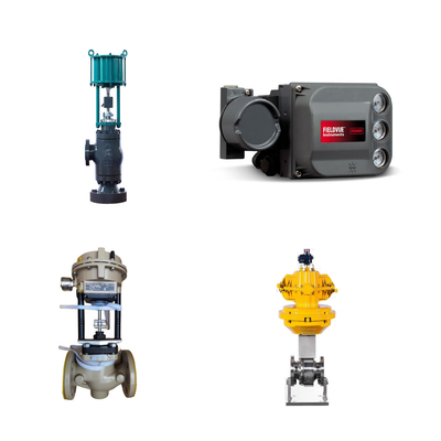Das chinesische Steuerventil und das Samson-Steuerventil mit Fisher DVC6200 Digital Smart Positioner mit Feedback