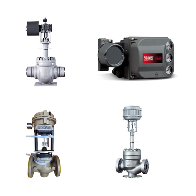 Das chinesische Steuerventil und das Samson-Steuerventil mit Fisher DVC6200 Digital Smart Positioner mit Feedback
