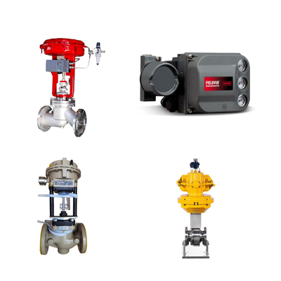 Das chinesische Steuerventil und das Samson-Steuerventil mit Fisher DVC6200 Digital Smart Positioner mit Feedback