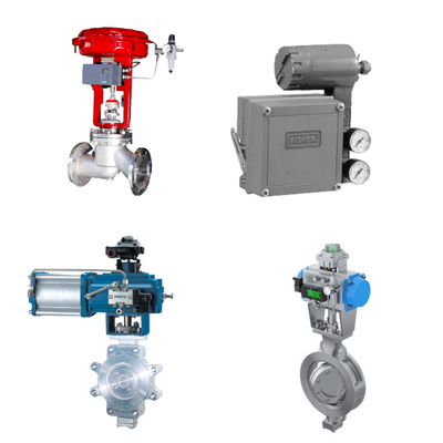 Bekanntes chinesisches Wuzhong Pneumatisches Steuerventil mit Fisher 3582I Positionierer als Ventilpositionierer