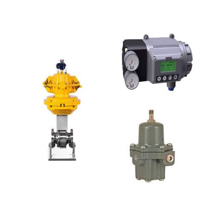 Chinesisches Steuerventil mit Masoneilan SVI3 Digital Valve Positioner und Fisher 67CFR Filter Regulator