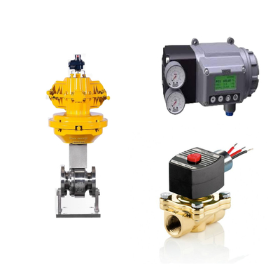 Niedertemperaturschaltventil mit Masoneilan SVI3 Digital Valve Positioner und EMERSON ASCO210 2-Weg-Solenoidventile