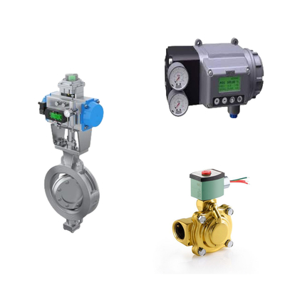 Niedertemperaturschaltventil mit Masoneilan SVI3 Digital Valve Positioner und EMERSON ASCO210 2-Weg-Solenoidventile