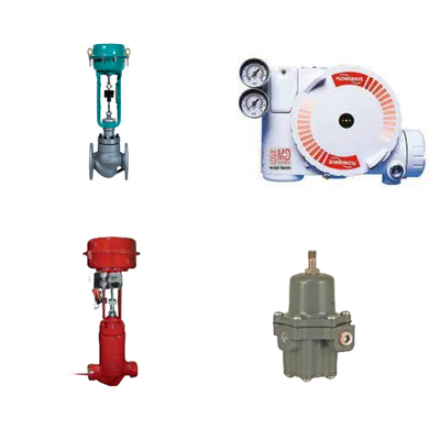 China's und Masoneilan Steuerventil mit Flowserve 3200MD Digital HART Positioner und Fisher 67CFR Filter Regulator