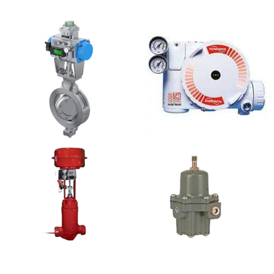 China's und Masoneilan Steuerventil mit Flowserve 3200MD Digital HART Positioner und Fisher 67CFR Filter Regulator