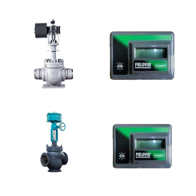 Das verknüpfungslose Rückkopplungssystem Benutzerfreundliches Steuerventil mit Fisher FIELDVUE DVC2000 Digital Valve Positioner