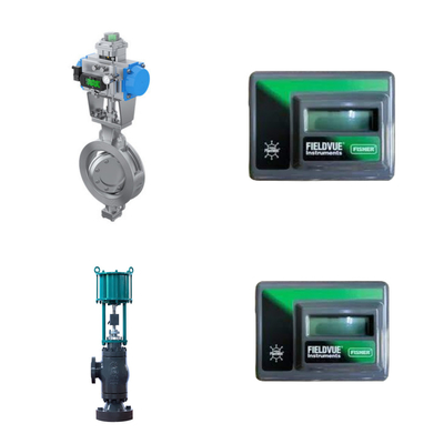 Das verknüpfungslose Rückkopplungssystem Benutzerfreundliches Steuerventil mit Fisher FIELDVUE DVC2000 Digital Valve Positioner