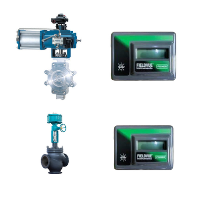 Das verknüpfungslose Rückkopplungssystem Benutzerfreundliches Steuerventil mit Fisher FIELDVUE DVC2000 Digital Valve Positioner