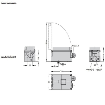 Genaue Samsung Smart Valve Positioner 3730-3 3730-1 für chinesische Pneumatische Steuerventile auf Lager