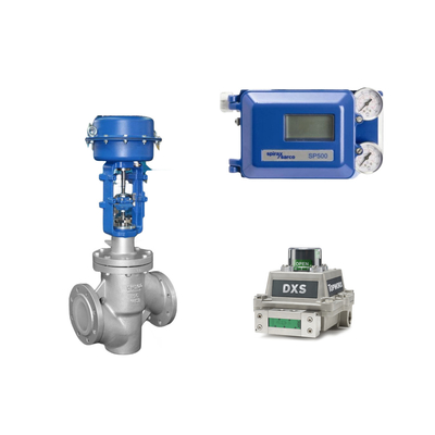 Pneumatisches Ventil mit Spirax Sarco Smart Valve Positioner SP500 und EMERSON Grenzschalter