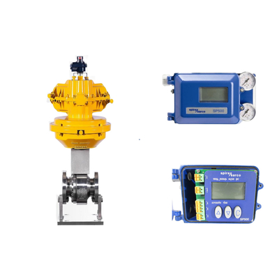 Pneumatischer Spirax Sarco Smart Valve Positioner SP500 und Burkert Magnetventil