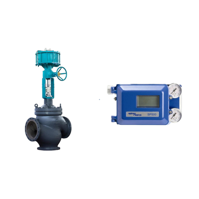 Der berühmte chinesische Pneumatikventil mit Spirax Sarco Smart Valve Positioner SP500 und Fisher 67CFR Filter Regulator