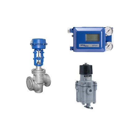 Der berühmte chinesische Pneumatikventil mit Spirax Sarco Smart Valve Positioner SP500 und Fisher 67CFR Filter Regulator