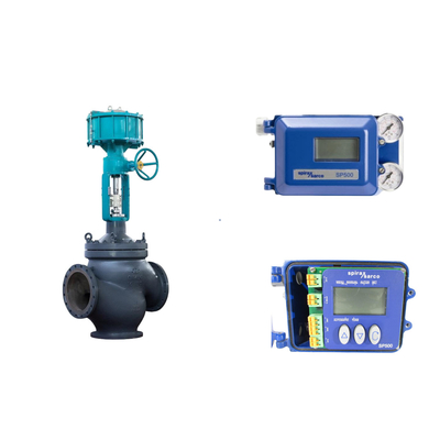 Der berühmte chinesische Pneumatikventil mit Spirax Sarco Smart Valve Positioner SP500 und Fisher 67CFR Filter Regulator
