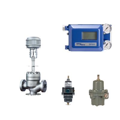 Der berühmte chinesische Pneumatikventil mit Spirax Sarco Smart Valve Positioner SP500 und Fisher 67CFR Filter Regulator