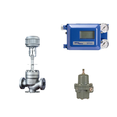 Der berühmte chinesische Pneumatikventil mit Spirax Sarco Smart Valve Positioner SP500 und Fisher 67CFR Filter Regulator
