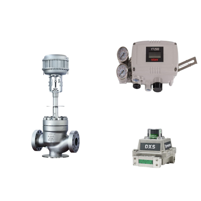 Pneumatisches Steuerventil mit Original Rotork YT-2500 Smart Valve Positioner und EMERSON Grenzschalter