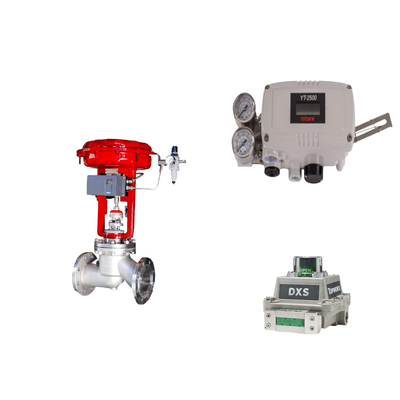 Pneumatisches Steuerventil mit Original Rotork YT-2500 Smart Valve Positioner und EMERSON Grenzschalter