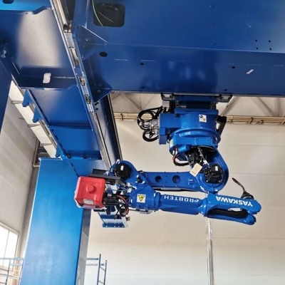 6 Achsen Roboterarm Yaskawa GP25-12 mit CNGBS Roboterleitbahn für die Handhabung von Roboterautomatisierung