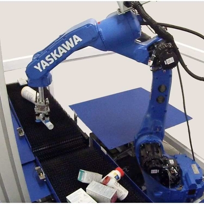 6 Achsen Roboterarm Yaskawa GP25-12 mit CNGBS Roboterleitbahn für die Handhabung von Roboterautomatisierung