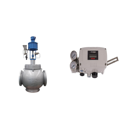Pneumatisches Steuerventil mit Original Rotork YT-2500 Smart Valve Positioner und Fisher 67CFR Filter Regulator