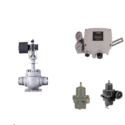 Pneumatisches Steuerventil mit Original Rotork YT-2500 Smart Valve Positioner und Fisher 67CFR Filter Regulator