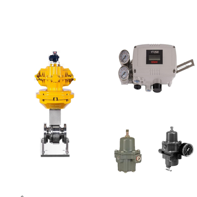 Pneumatisches Steuerventil mit Original Rotork YT-2500 Smart Valve Positioner und Fisher 67CFR Filter Regulator